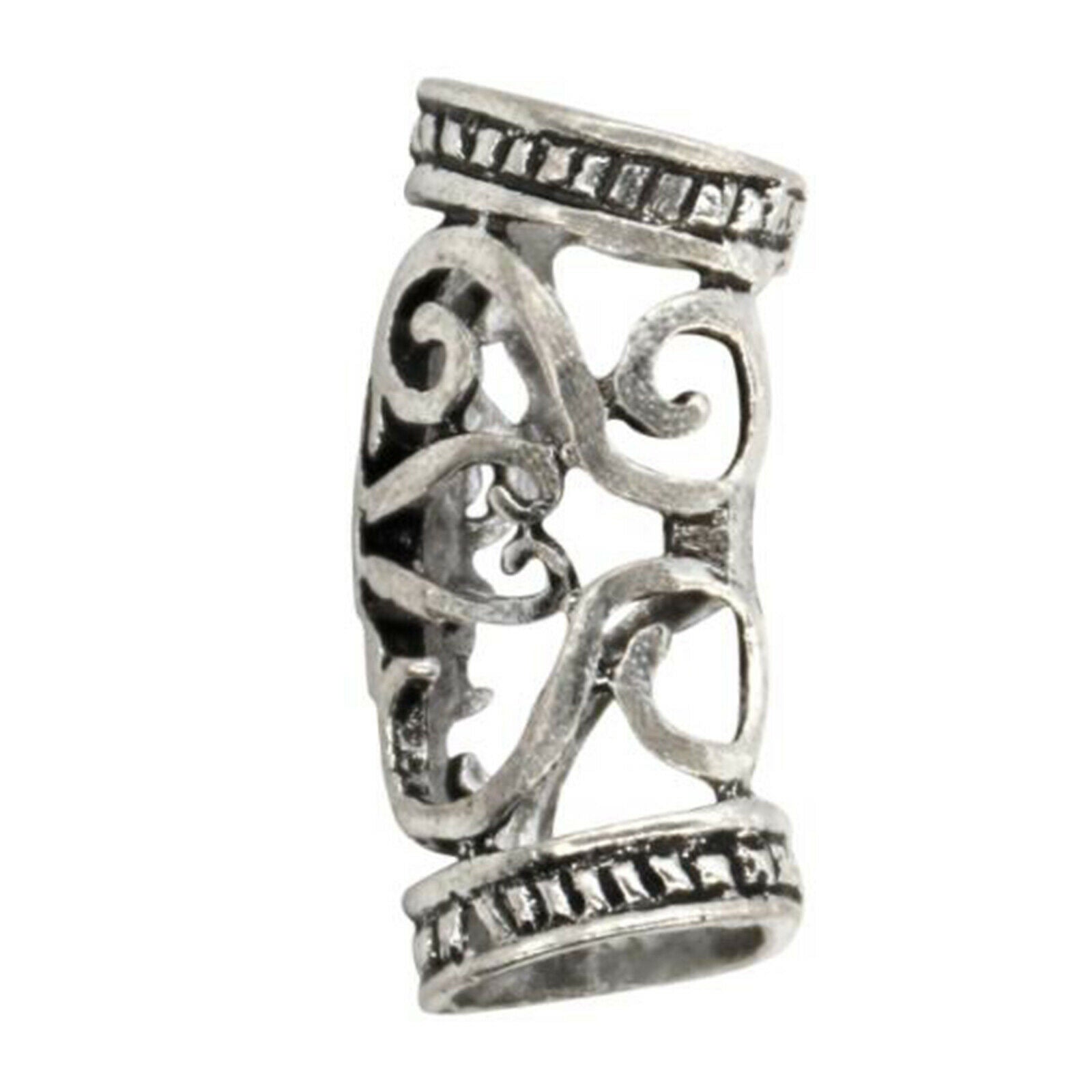 Viking Beard Beads Rings Knot Hair Jewelry Bead Mustache  Braid