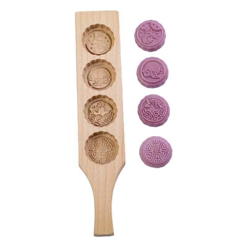 Moon Cake Molds Wooden Pastry Moulds Making Mung Bean Cake Sorbet Baking Gadgets