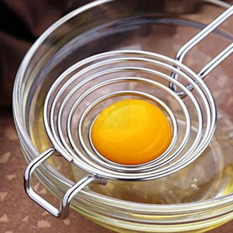 Stainless Steel Egg Yolk Separator Divider Hand Held for Making Cake sepa.l8