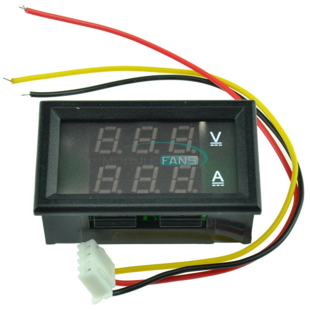 Digital LCD Current Power Meter Ammeter Voltmeter 50A 75mV Shunt Resistor Shunt