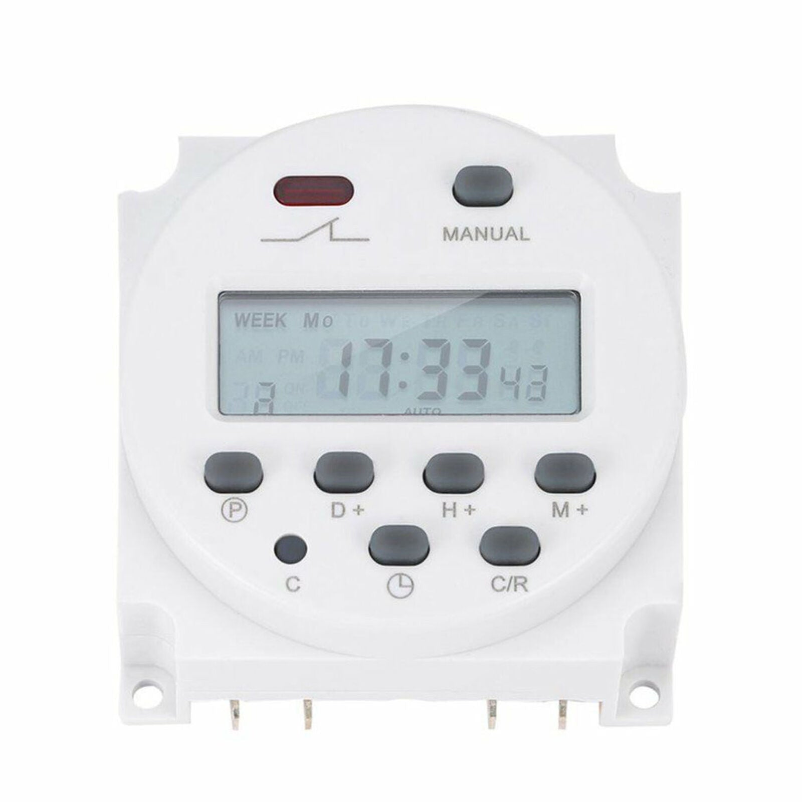 DC 12V Digital LCD Power Programmable Timer Time switch Relay 16A