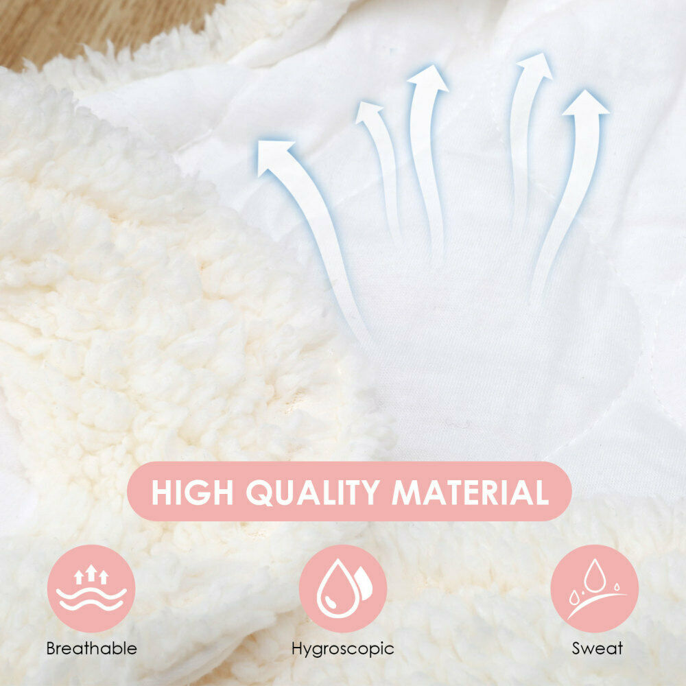 Baby Swaddle Blanket Velveteen Swaddle Wrap Blanket Quilt for Newborn Babies