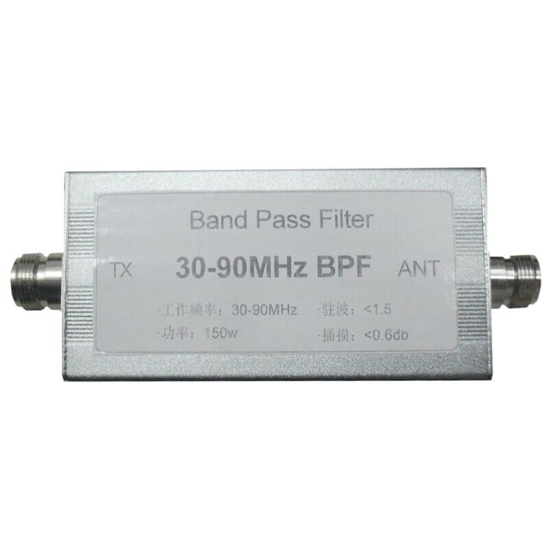 Band Pass Filter BPF 30-90MHz Anti Interference 30-90MHz BPF Sensor Z2S7