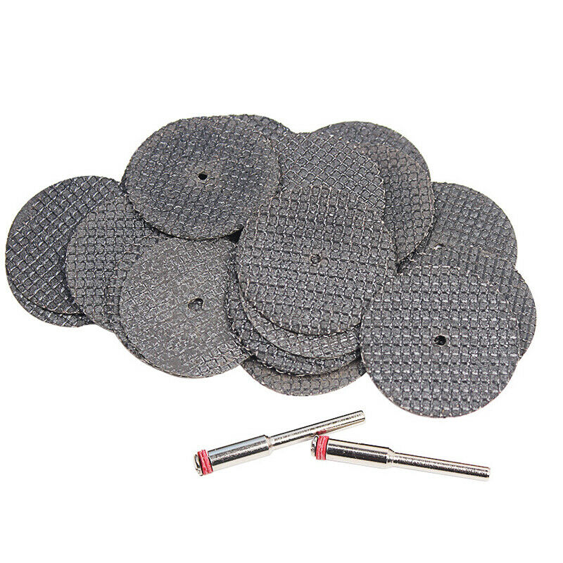 60Pc Rotary Mini Diamond Cutting Wheel 32MM Disc Sandpaper Grinding Tool Blades