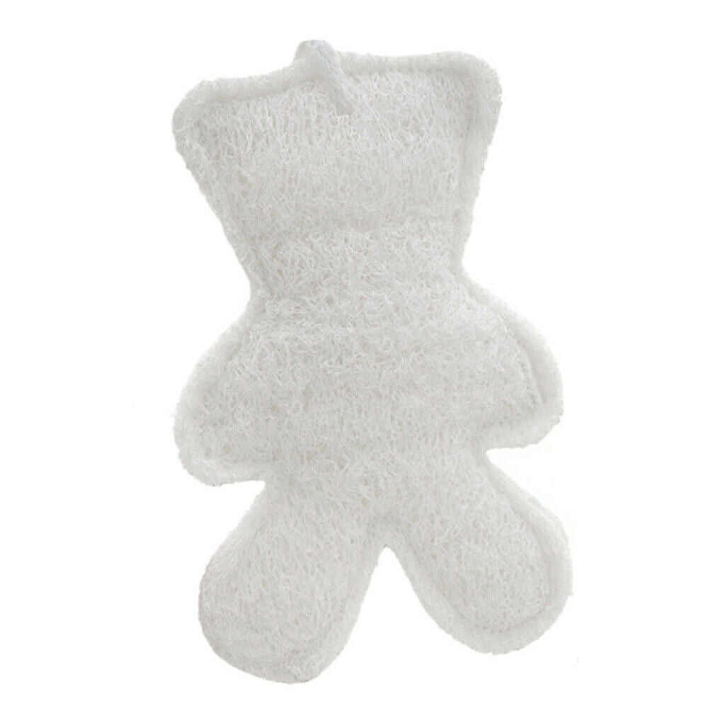 4x Premium Loofah Pads Bathing Adults Luffa Sponge Girls Boys Shower Glove Pad