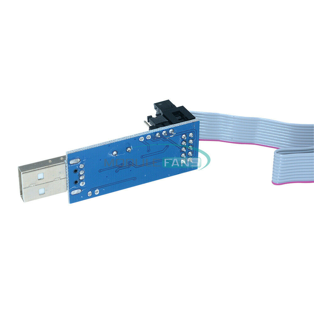 2PCS USB ATMEGA8 ATMEGA128 USBASP USBISP AVR Programmer Adapter 10Pin Cable 3.3V