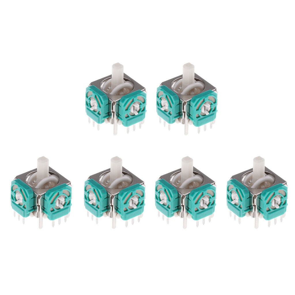6x Analog Joystick Stick Switch Replace for Nintendo GameCube Controller
