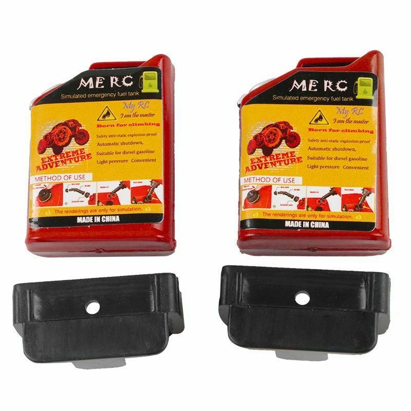 2 Pcs 1/10 Scale Rc Cler Accessory Mini Fuel Tank For Tamiya D90 Axial Wraith G1