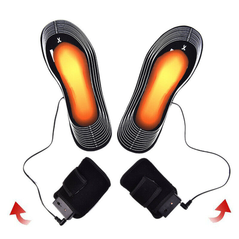 Winter Rechargeable Heated Insoles Feet Warming Insoles Electric Foot Warm P LQ
