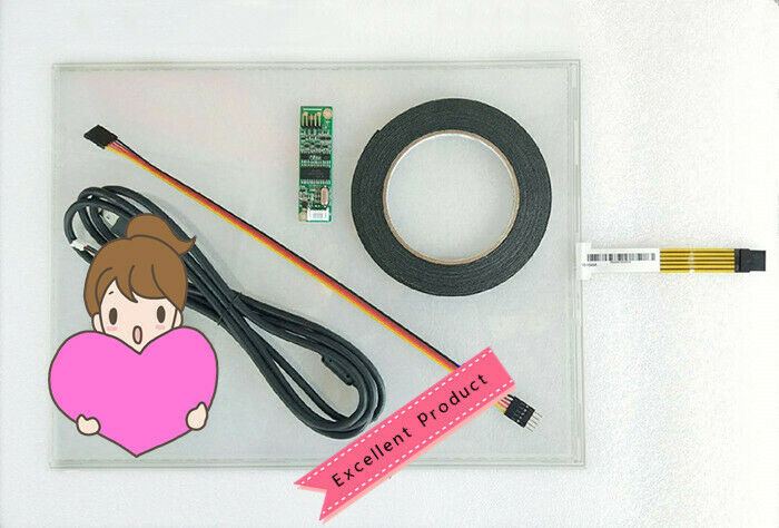 For 15" inch 5 wire USB Panel Kit Set -Add Touch Screen Glass Repair Replacement