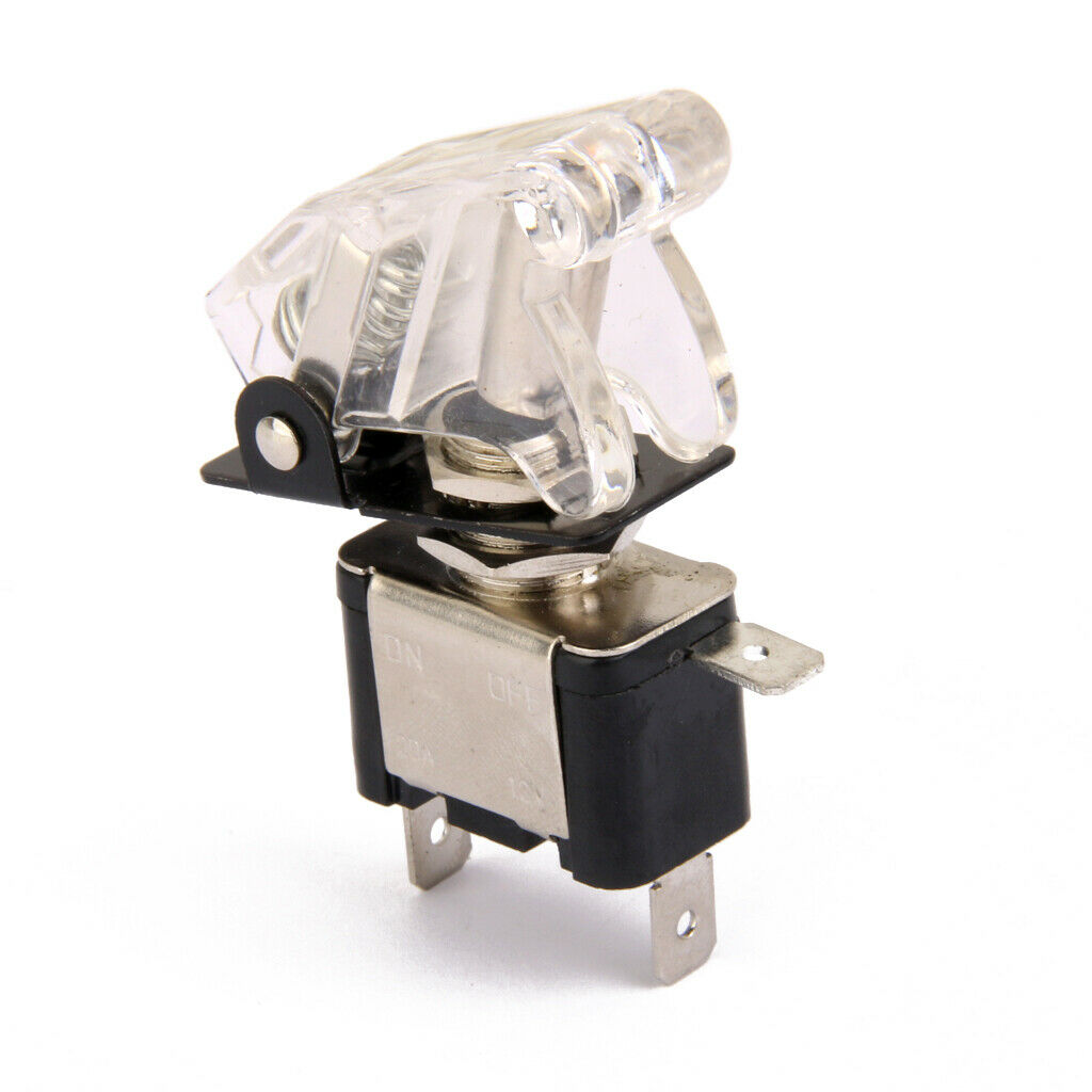 12V 20A Car Auto Truck Cover Blue LED Light SPST Toggle Rocker Switch On/Off