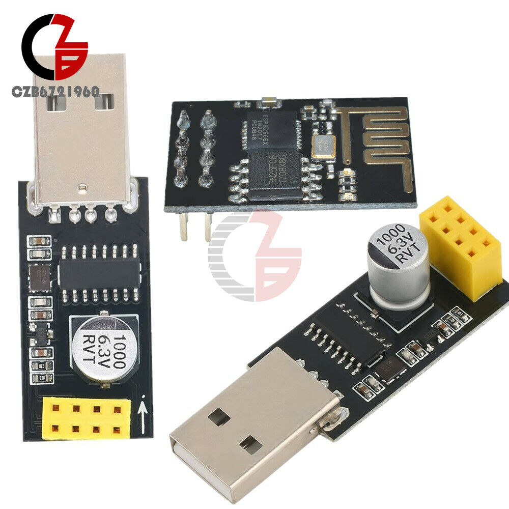 USB to ESP8266 ESP-01 Serial WIFI Wireless Transceiver Module Send Receive CH340