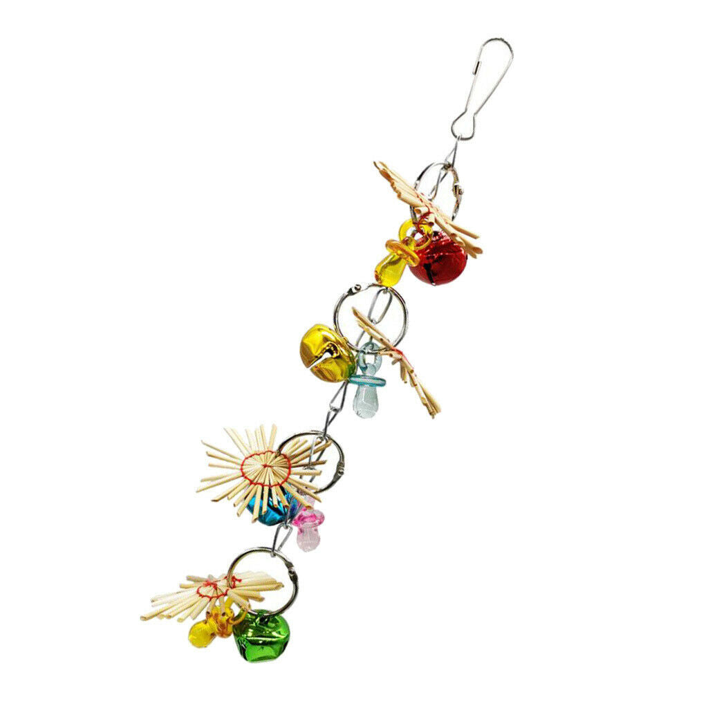 Birds Parrots Natural Woven Straws Toys Birds Chew Toys Bird Finches Macaws