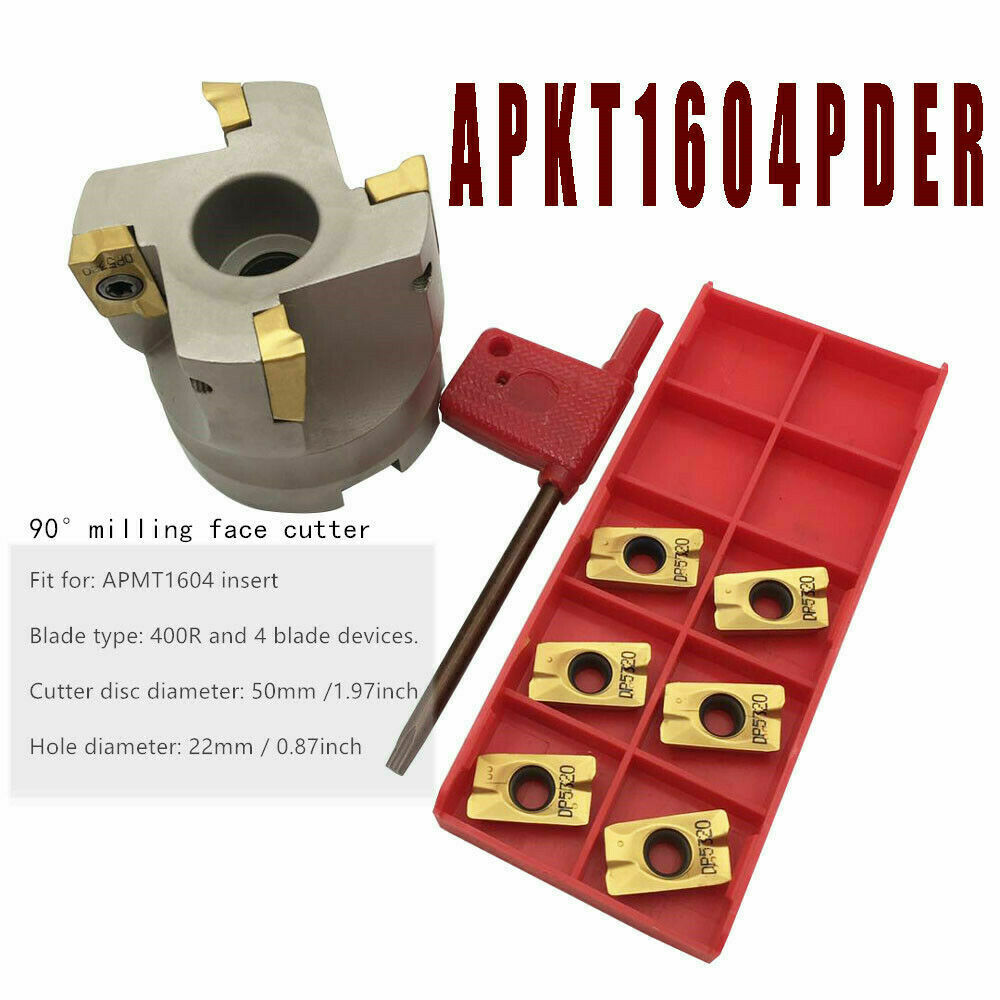 BT40 FMB22 Arbor +APMT1604PDER Inserts + BAP 400R-50-22-4F face milling tool