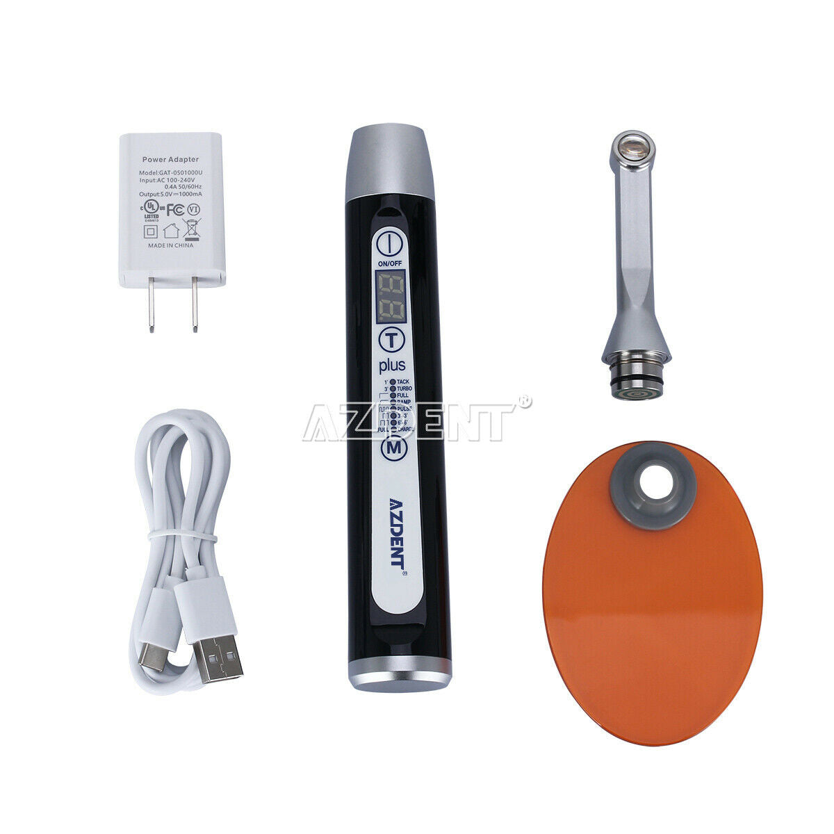 Dental Wireless LED Curing Light Plus105 1sec to Cure High Power 2500 mw/cm²