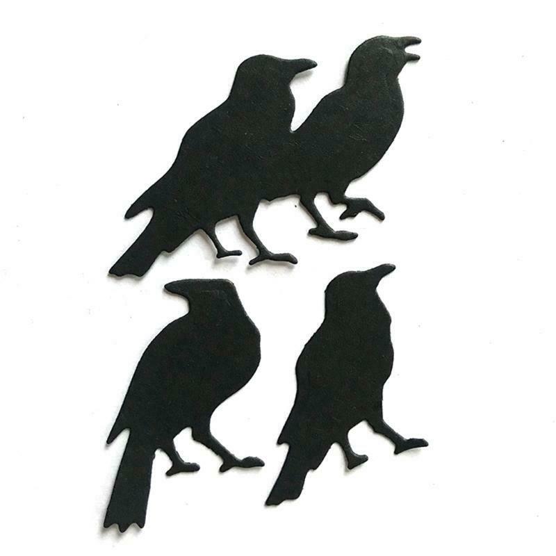 Halloween Crows Metal Cutting Dies Stencil DIY Scrapbooking Album Paper Template