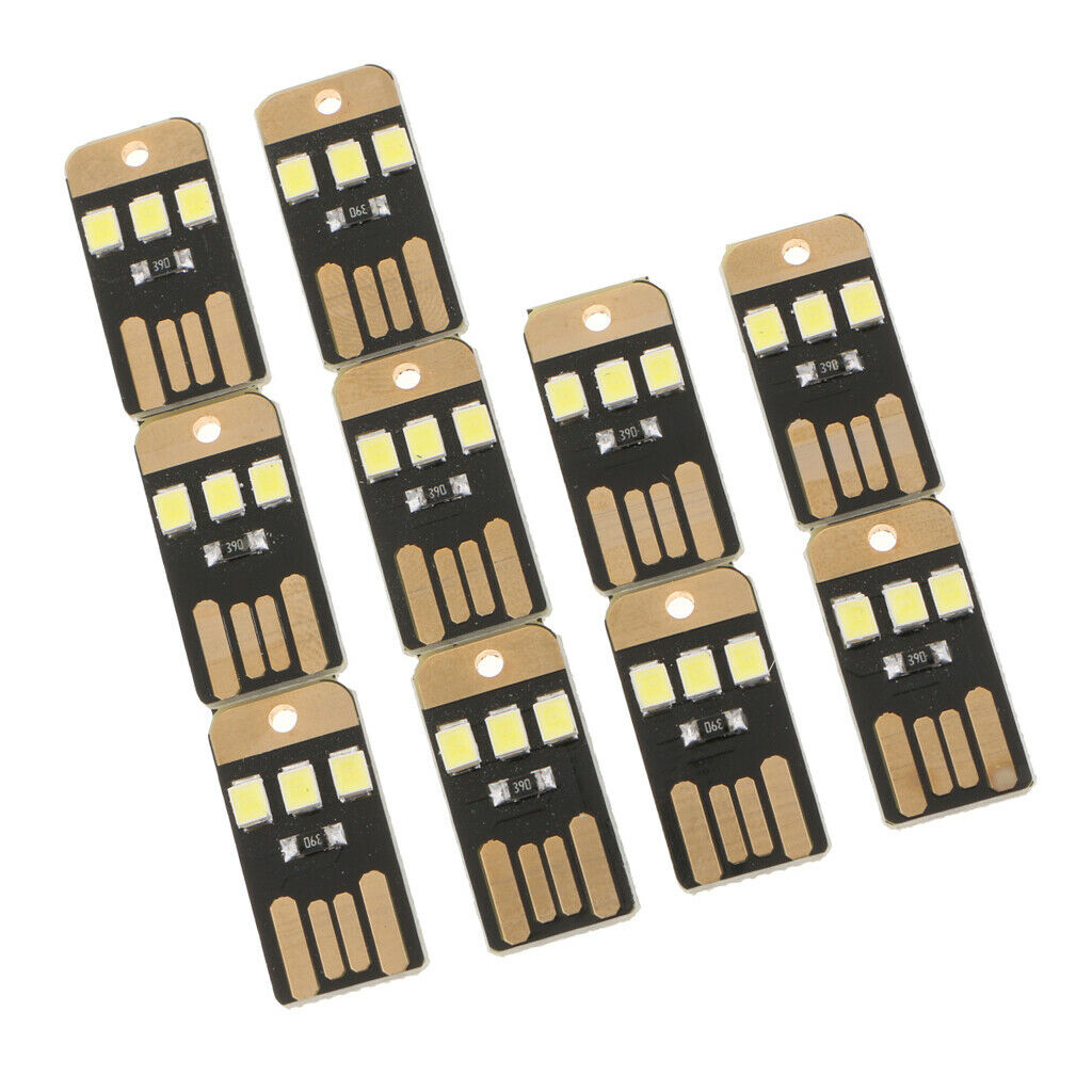 USB Light Keychain Super Bright SMD LED Mini USB Port Light Ultra-thin Portable