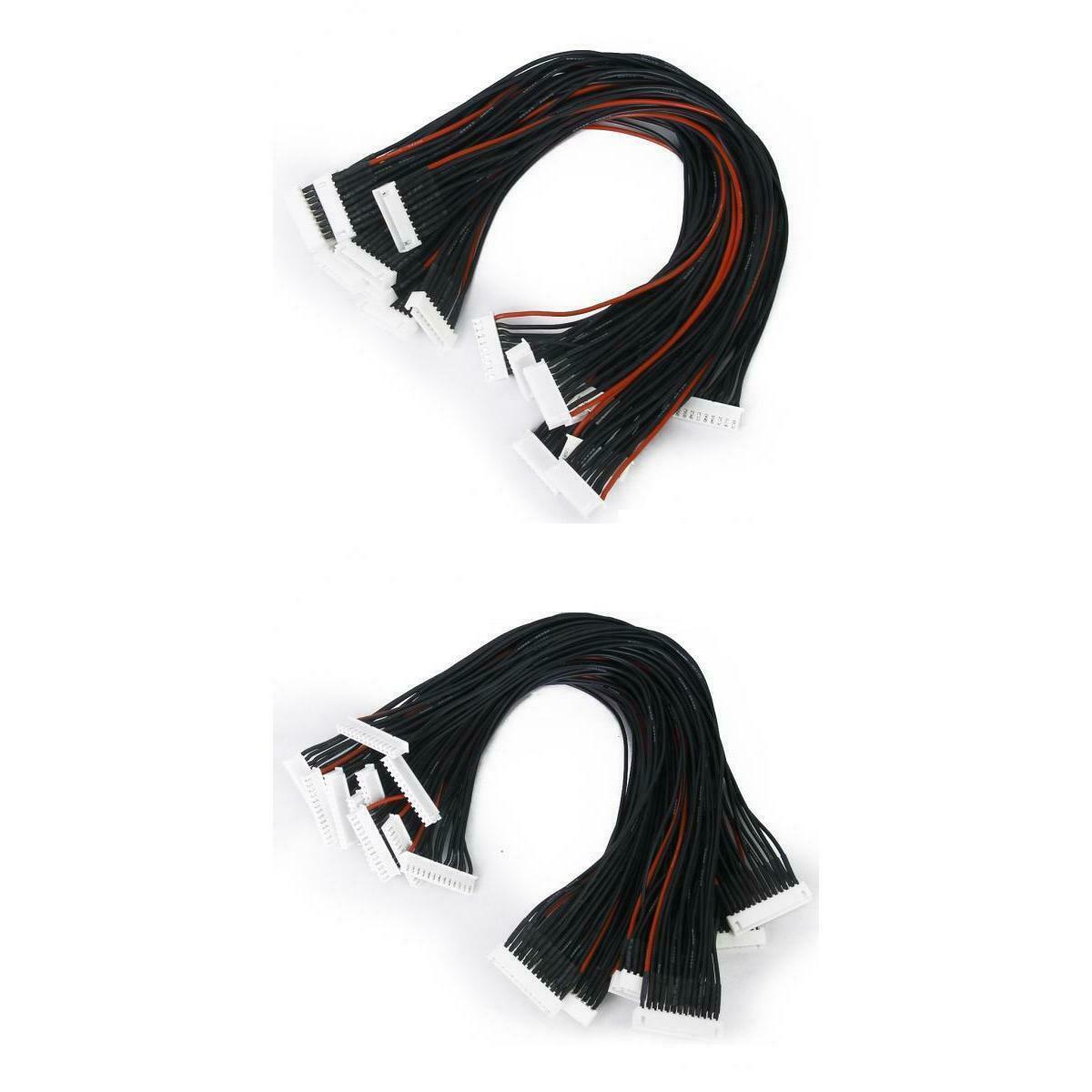 20Pcs JST-XH 8S+12S Lipo Balance Extension Lead Charger Wire Cable 30cm