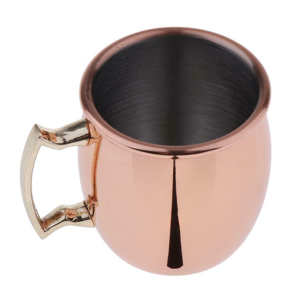 2 Stainless Steel Moscow Mule Cup 60ml Espresso Cocktail Beer Mug Gift