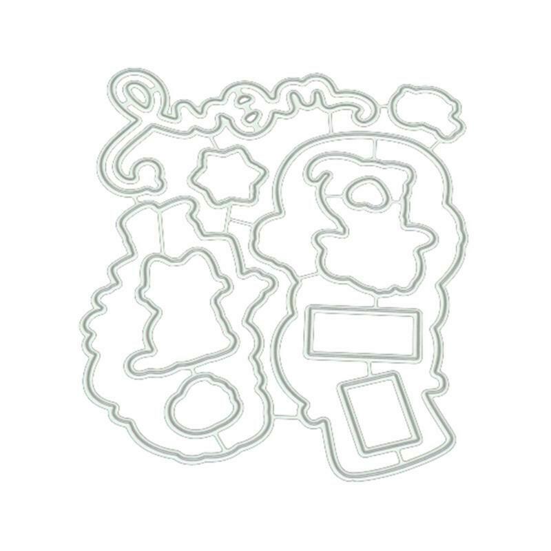 Girl Snowman Cutting Dies Clear Stamp DIY Scrapbooking for Paper Card Embossing