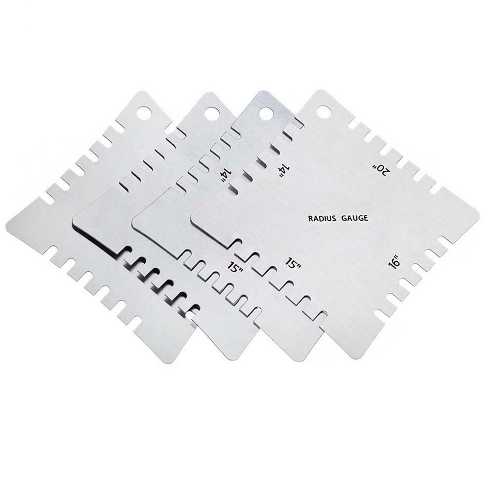 4x String Gauge Action Ruler Guide Setup Measuring Luthier Tool for Guitar Bass