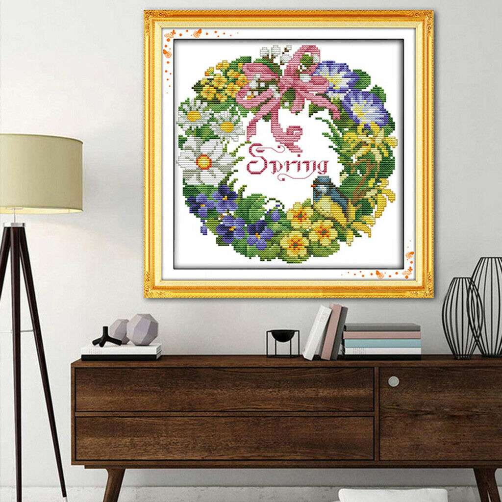 Counted Cross Stitch Embroidery Kit Latch Hook Kits Tool