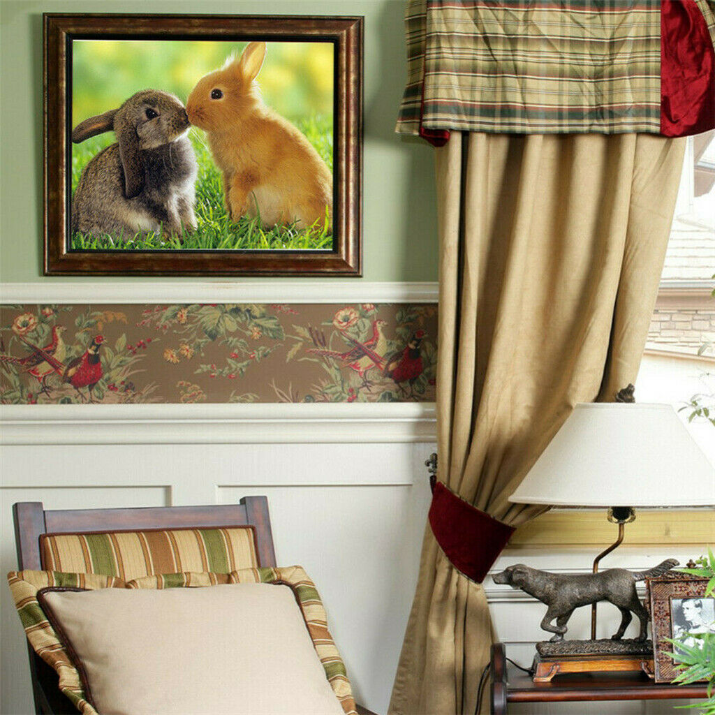 1 Set 5D Diamond Painting Embroidery Kits Handcrafts f/ Living Room Bedroom