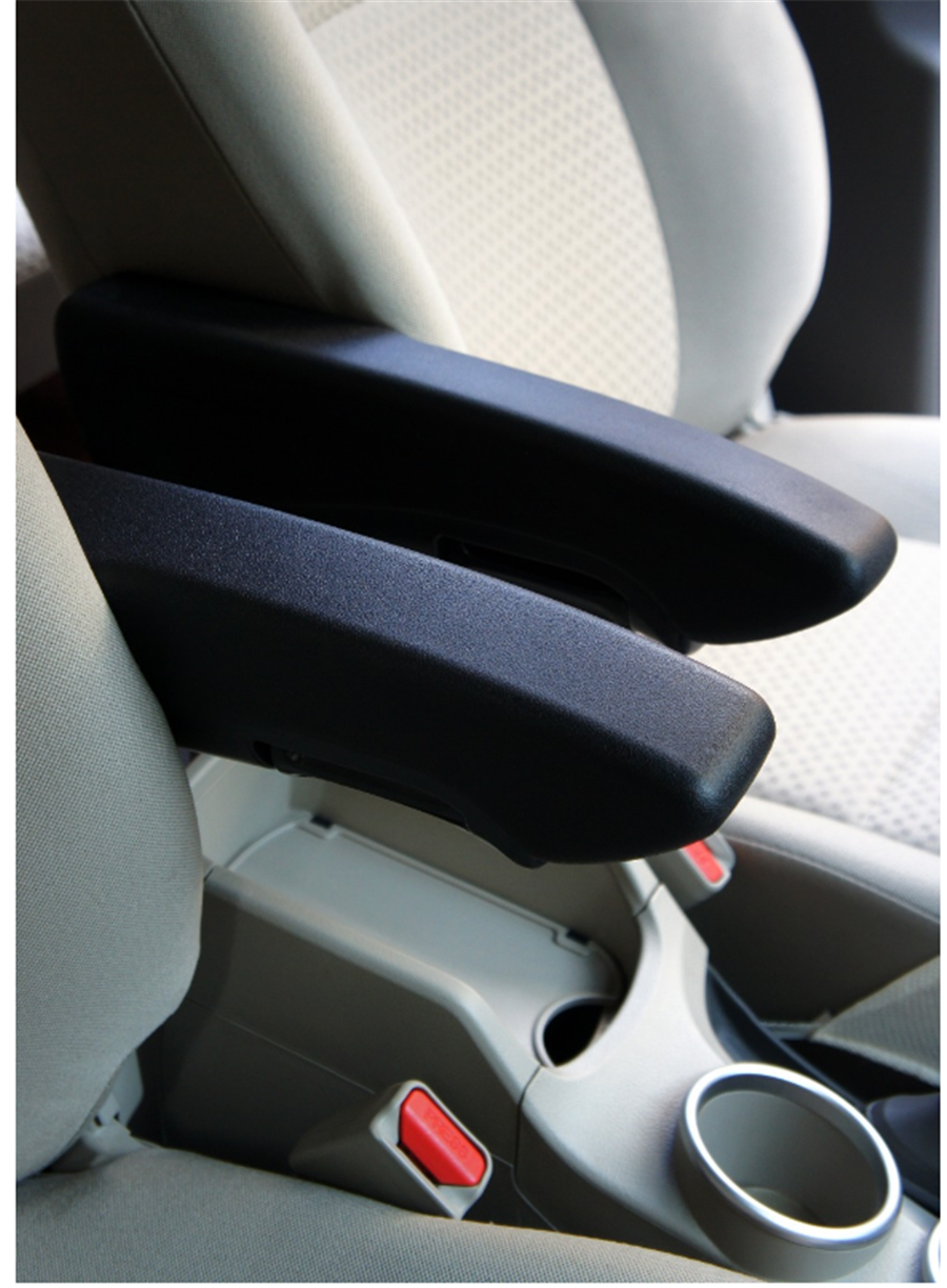 Car Truck Seat Armrest Console Box Adjustable Left Side Seat Arm Rest PU Leather