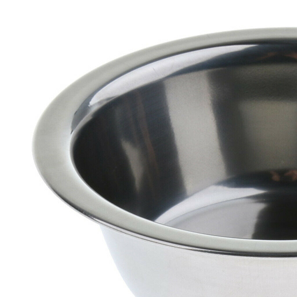 Birds Parrot Stainless Steel Hanging Cup Food Feeding Bowl Cage Accessories