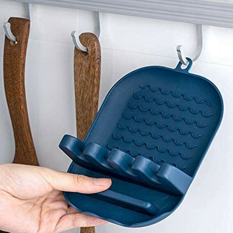 2 Pack Utensil Rest for Stove Top, Spoon Lid Rest for Kitchen Counter CookinG3F7