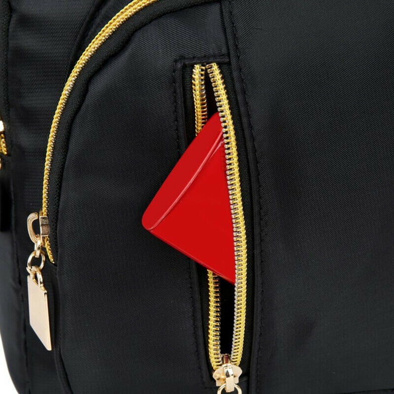 Women Backpack Black Trendy Small Travel School Nylon Handbag Shoulder Bag New