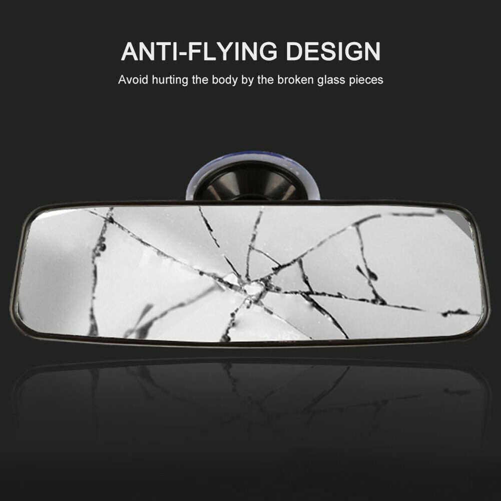 Universal Car Rear View Mirror Suction Cup SUV Truck Rearview Mirror w/ Suction