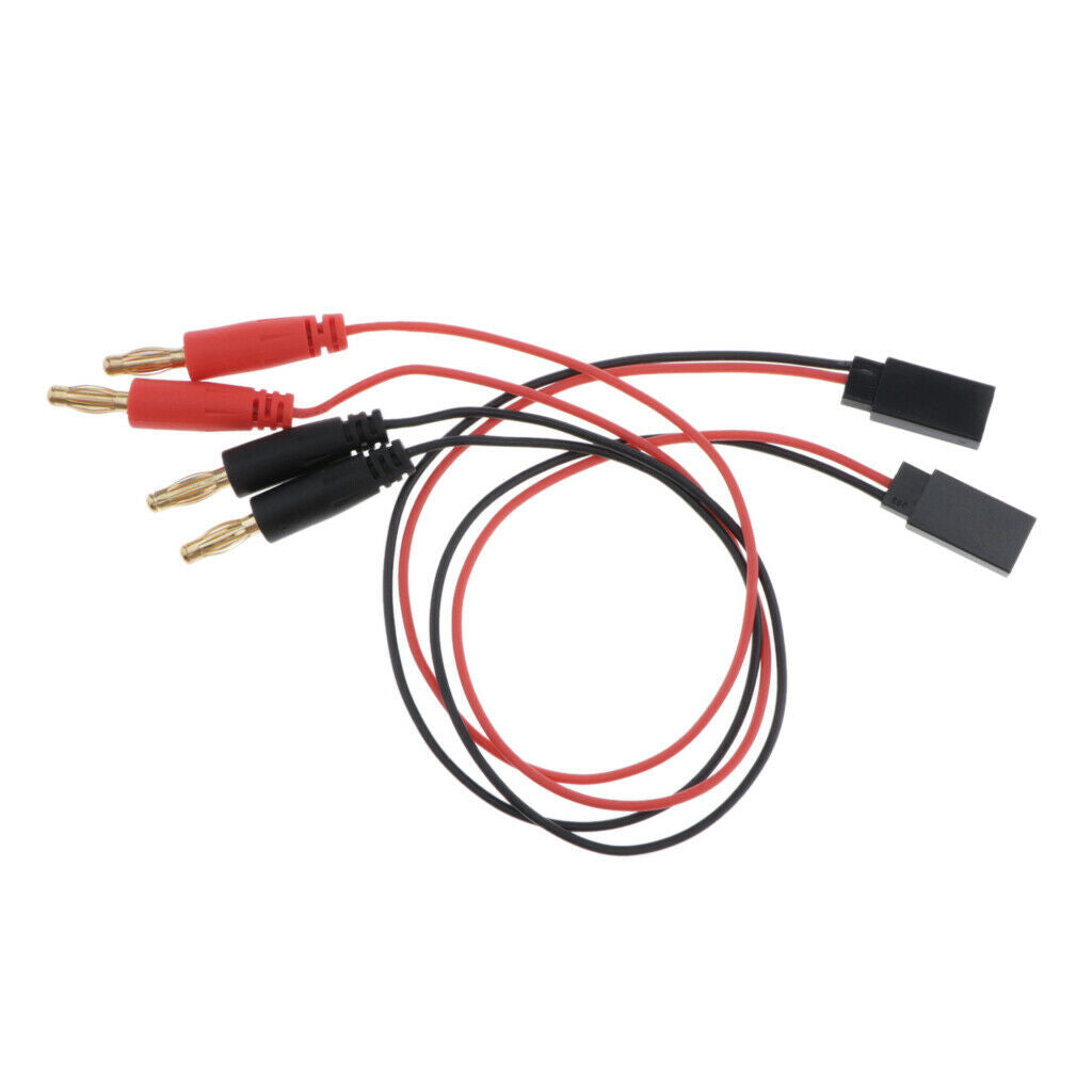 Lots 2 4mm Banana Plug  For Futaba RC Female Head Cable 22AWG Wire Line