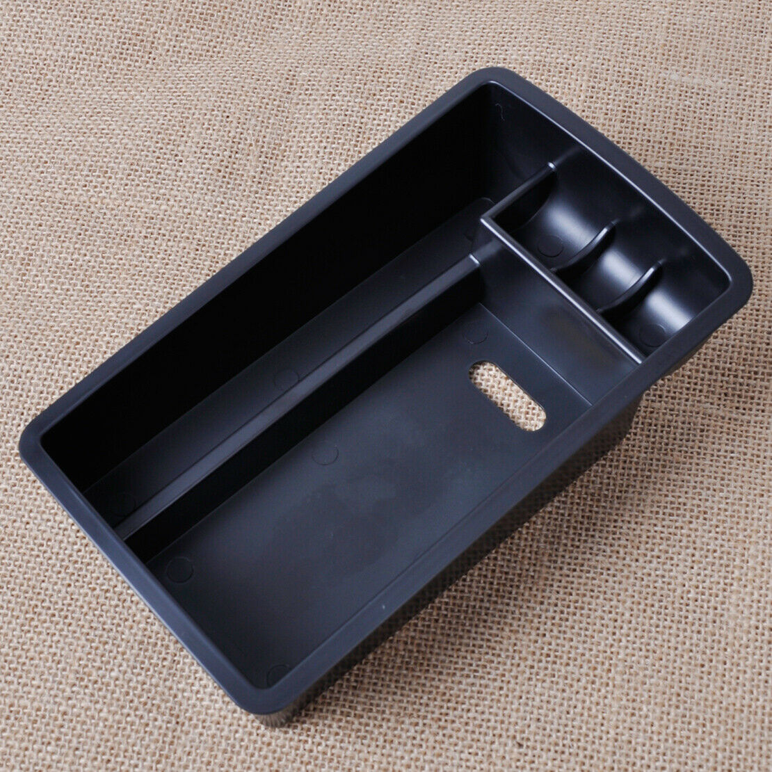 Black Console Armrest Storage Secondary Glove Box Fit for 2013-2015 Audi A3 An