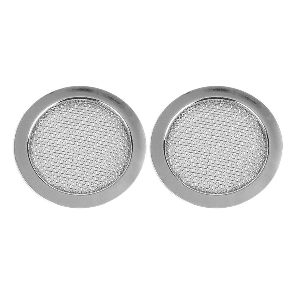 2x Screened Sound Holes Inserts Speaker Grill for Part