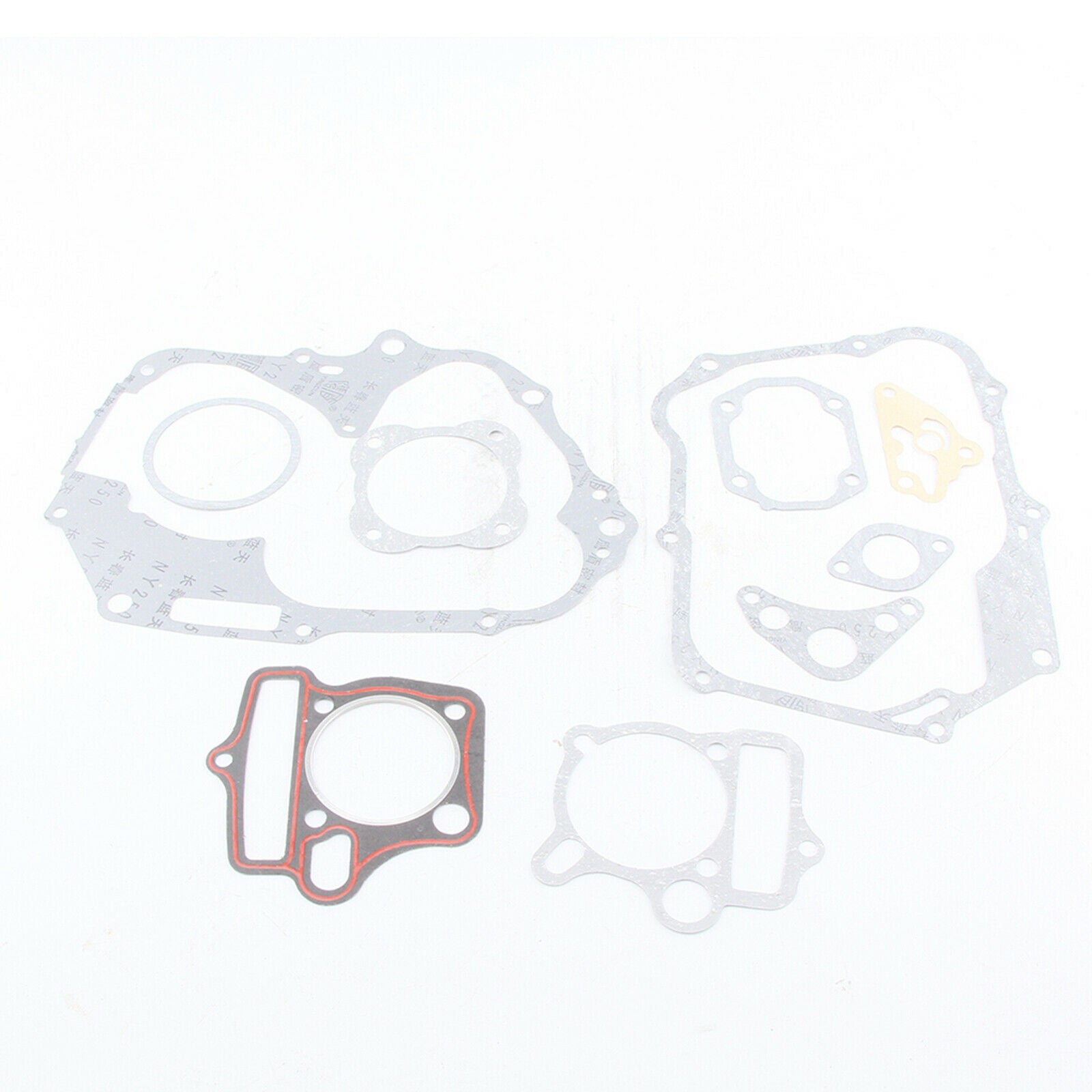Complete engine cylinder gasket set for Chinese 125cc Lifan motorcycle