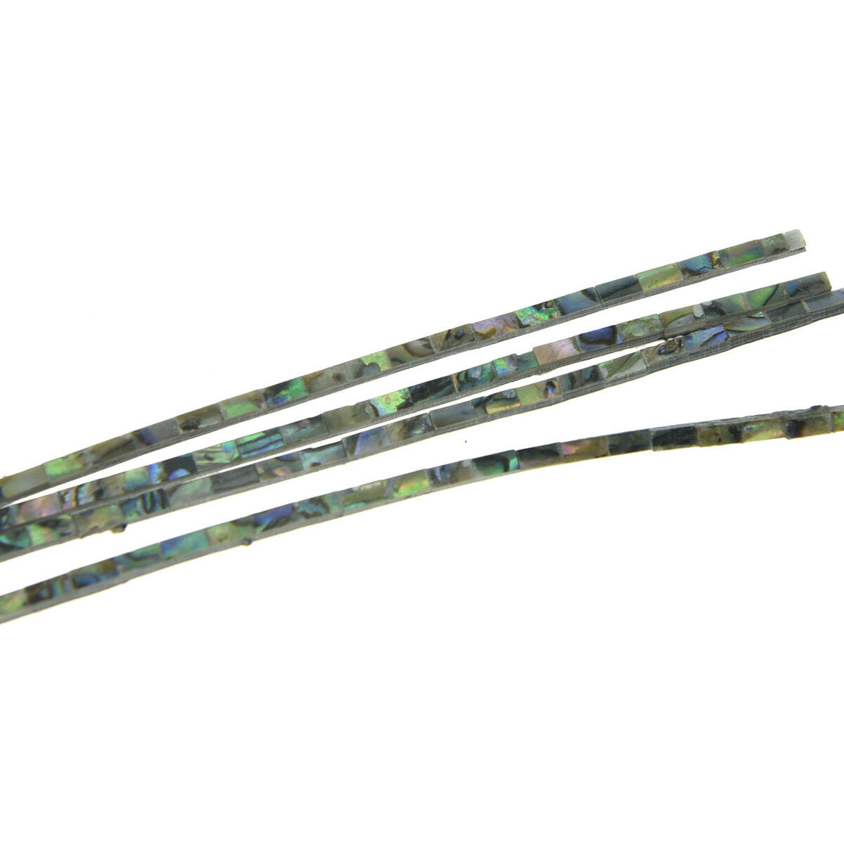 2-Pack Real Paua Abalone Shell Guitar Ukulele  Binding Purfling Strips 800*2*1.5