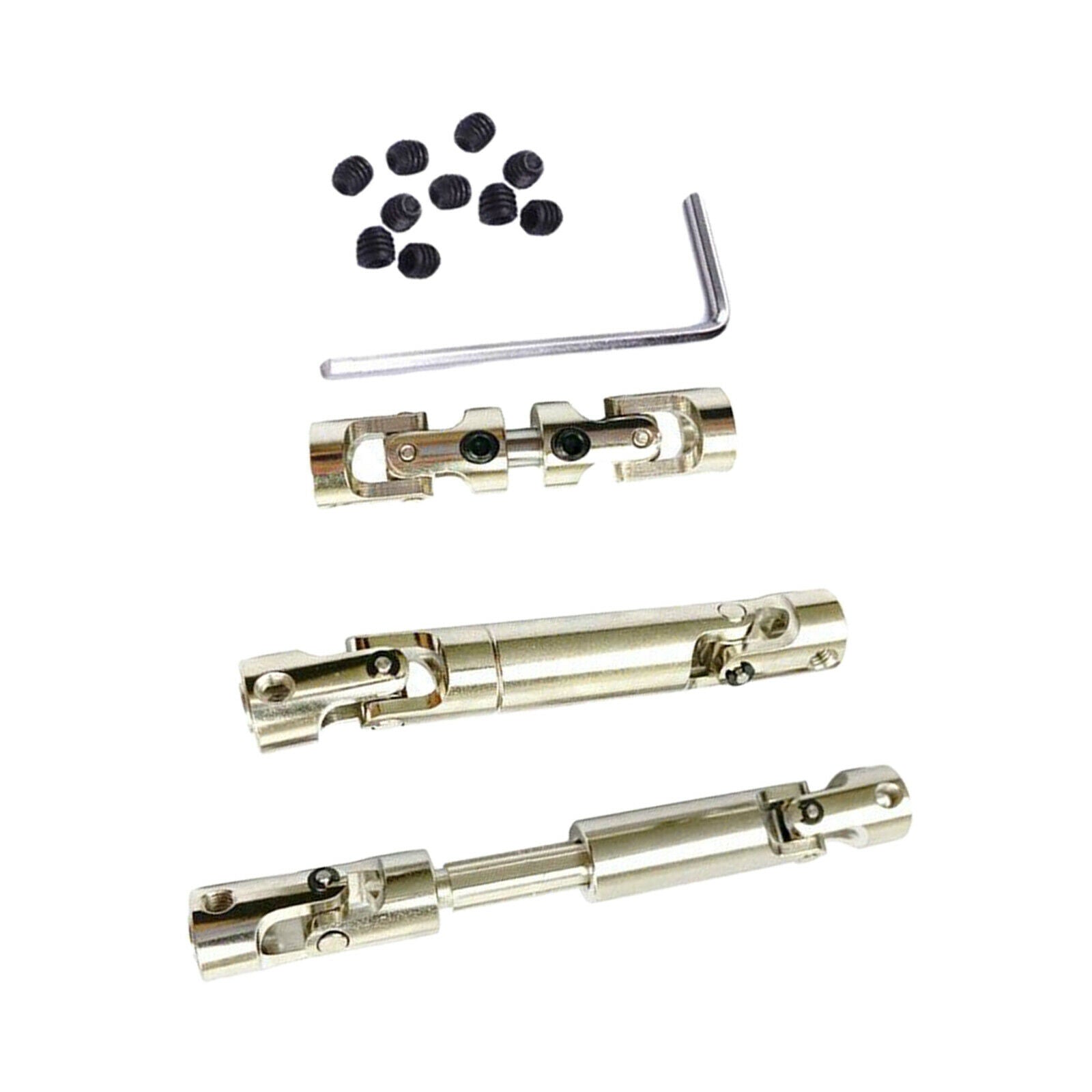 3pcs Metal Drive Shaft Upgrade Parts with Wrench for 1/12 MN86 RC Car Accessory