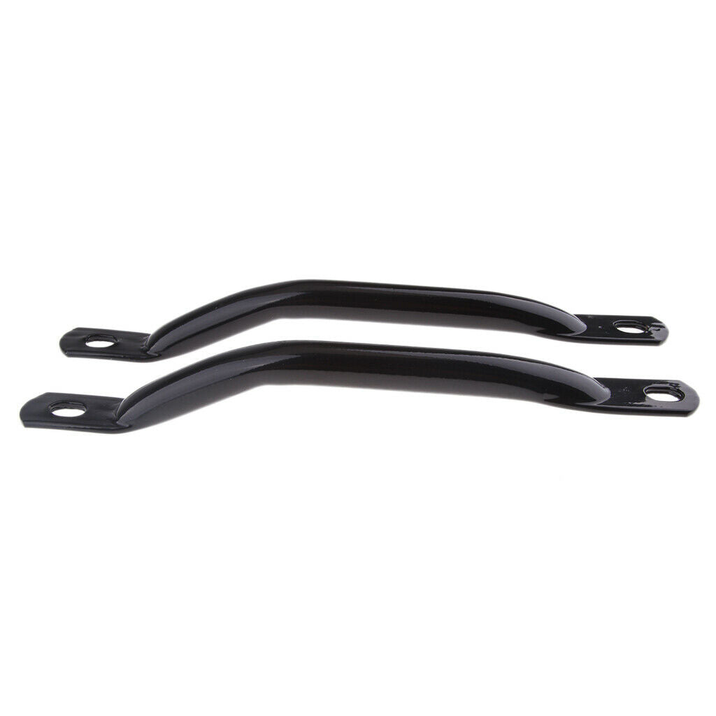 Motorcycle Universal Rear Passenger Pillion Seat Handle Grab Bar Hand Rail Black