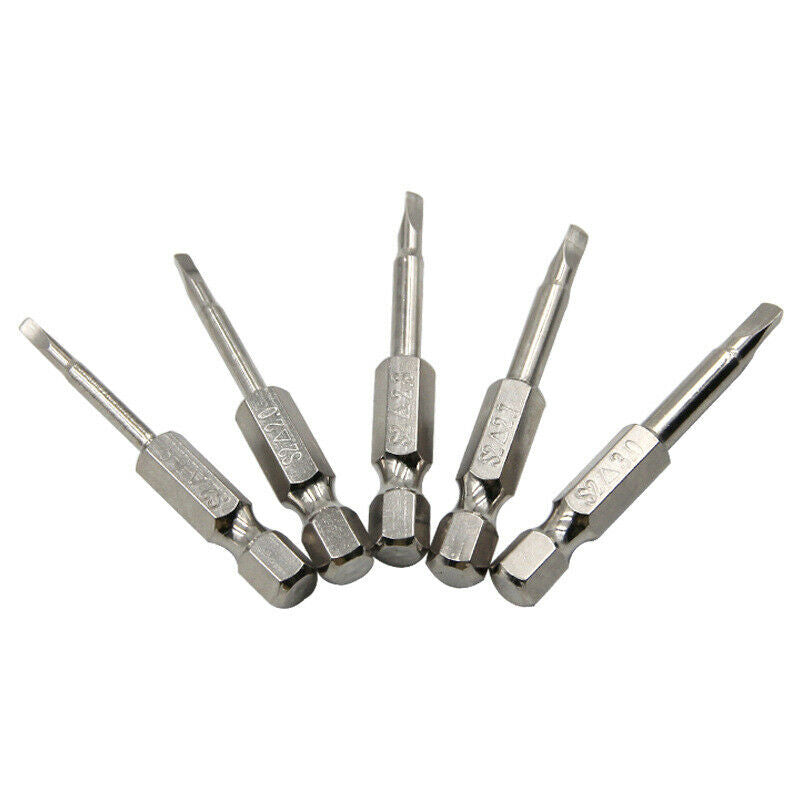 5Pcs Magnetic Triangle Bit Set S2 Material Electric Bit Electric Screwdriver Bit