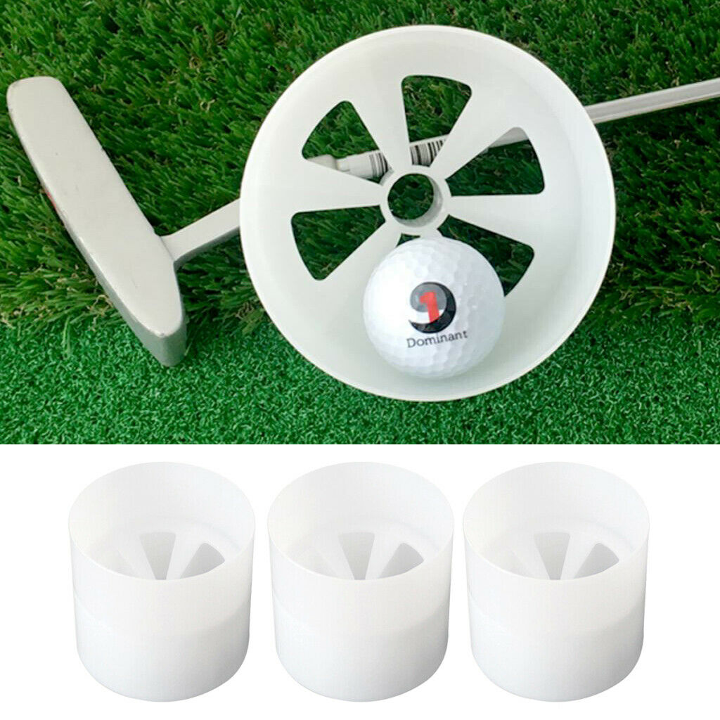 3x Golf Cups Golf Indoor and Outdoor Putting Practice Training Dia. 10.7cm