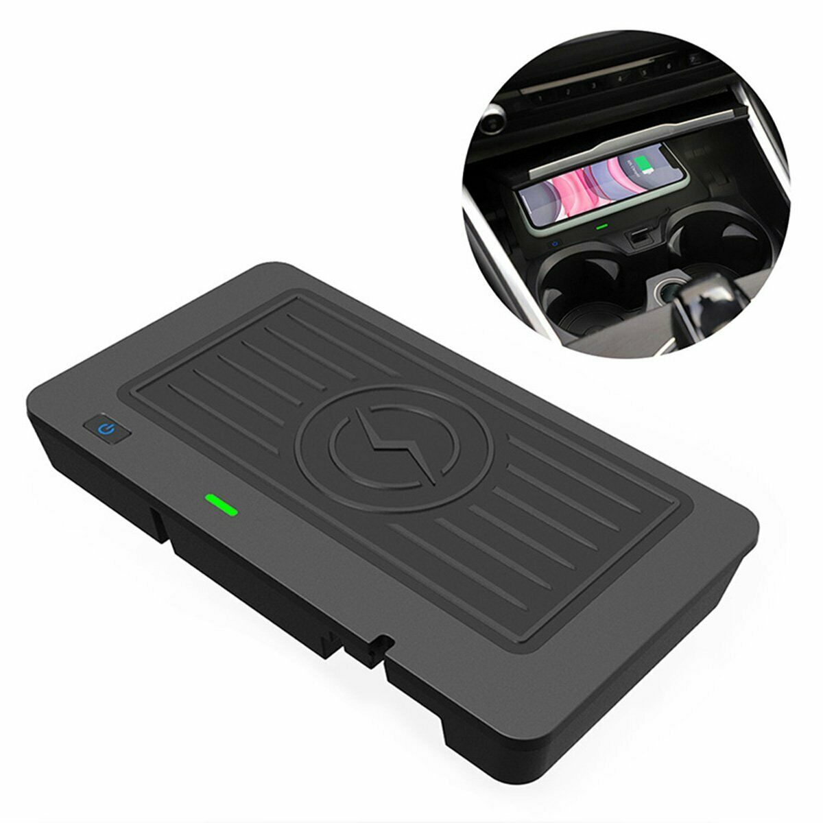 Qi Wireless Fast Charging Pad Mat Center Console for BMW 3 Series G20 2019 2020