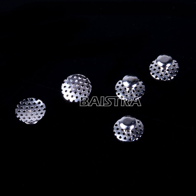 10pcs Denal Orthodontic TOMY Round Perforated Hollow Lingual Buttons with Holes