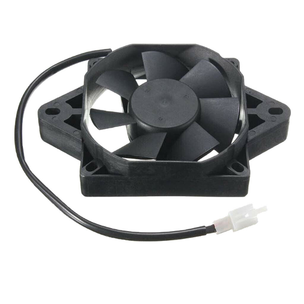 Oil Cooler Water Electric Radiator Motor Cooling Fan 150-250cc Motorcycle
