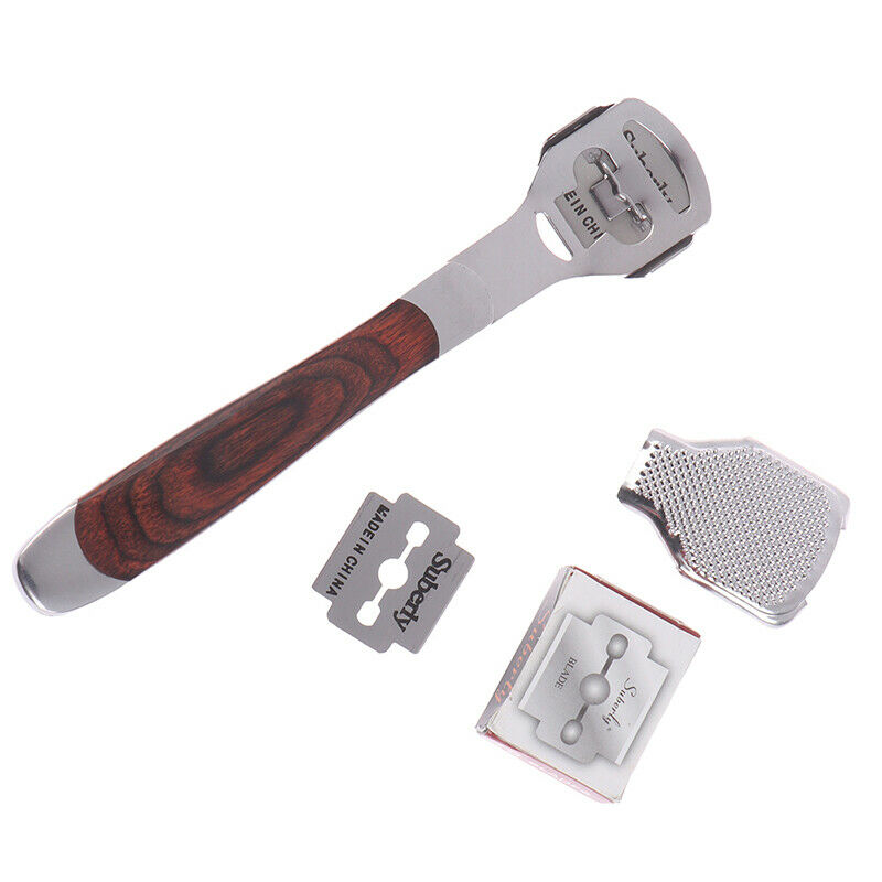 Foot Corn Removal Cutter Scraper +10 Blades Cuticle Dead Skin Pedicure Tool   DD