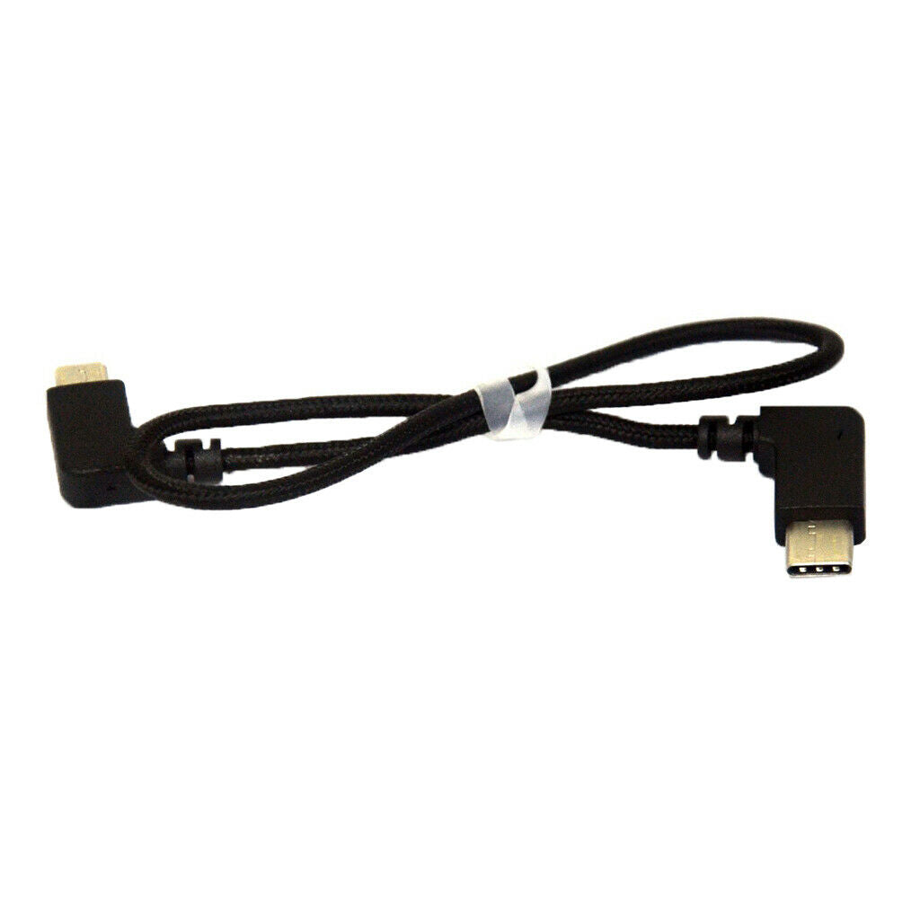 Nylon Braided Type-C Cable Data Lead Wire Line for DJI Spark Mavic Accessory