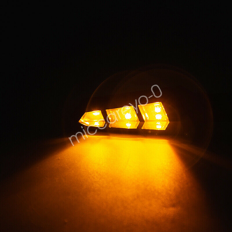 Motorcycle Front Rear LED Turn Signals Blinker Light Indicator Lamp Universal