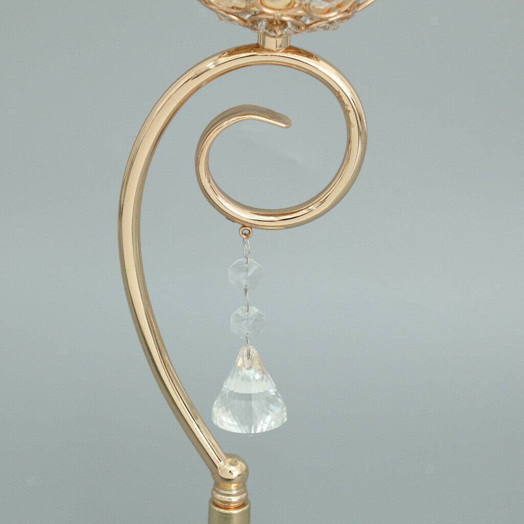 Tea Light Candle Holder Candlestick Wedding Banquet Centerpiece  Golden