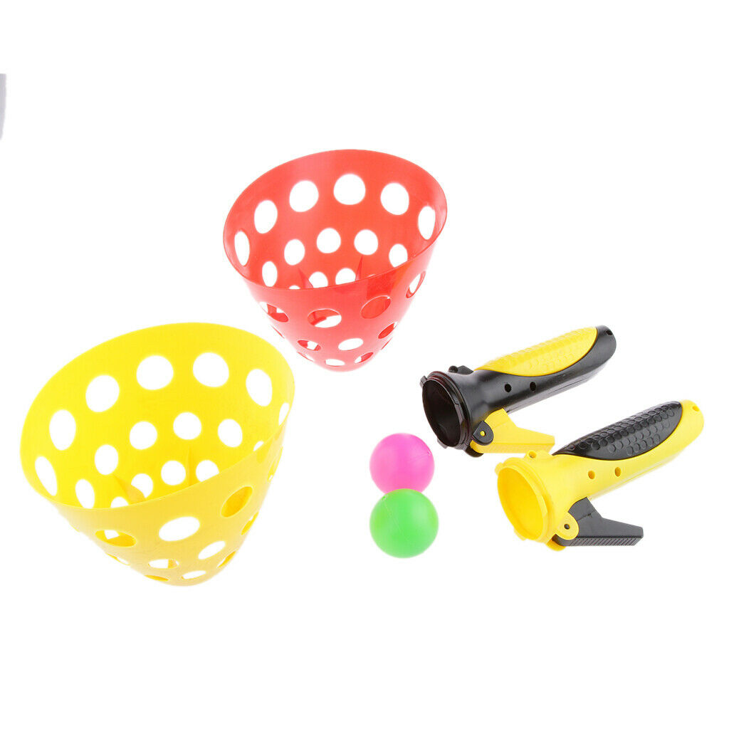 Launch And Catch Ball Double Play Children Outdoor Sports Toys Set Party Fun