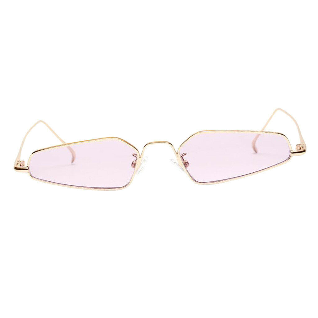 Cat Eye Sunglasses Party Translucent Tinted Lens Eye Glasses Eyewear Purple